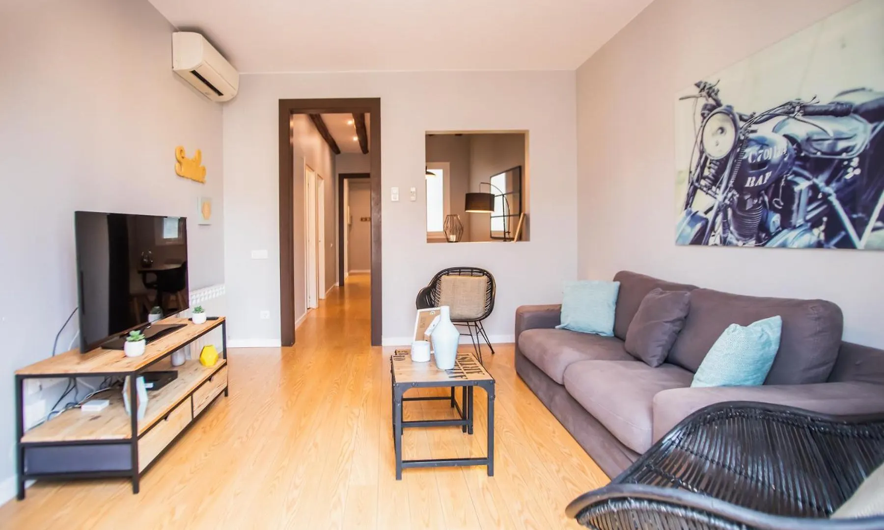 44Mal1084- Bright 2Br Apartment Barcelona